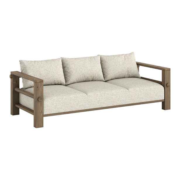 Světle šedá pohovka 225 cm Bare – Karup