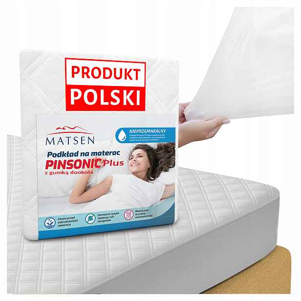 Chránič na Matrace Nepromokavý 180 x 200 cm Podložka Povlak s gumou