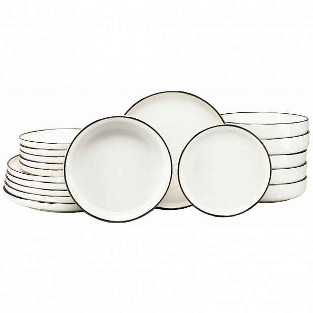 Creatable JÍDELNÍ SOUPRAVA Nordic Festive Creme 18dílné