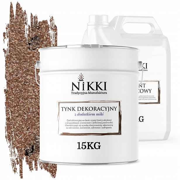 Dekorativní Omítka Vnější/vnitřní 15 Kg Hnědá S Černou Slídou D815 Podklad