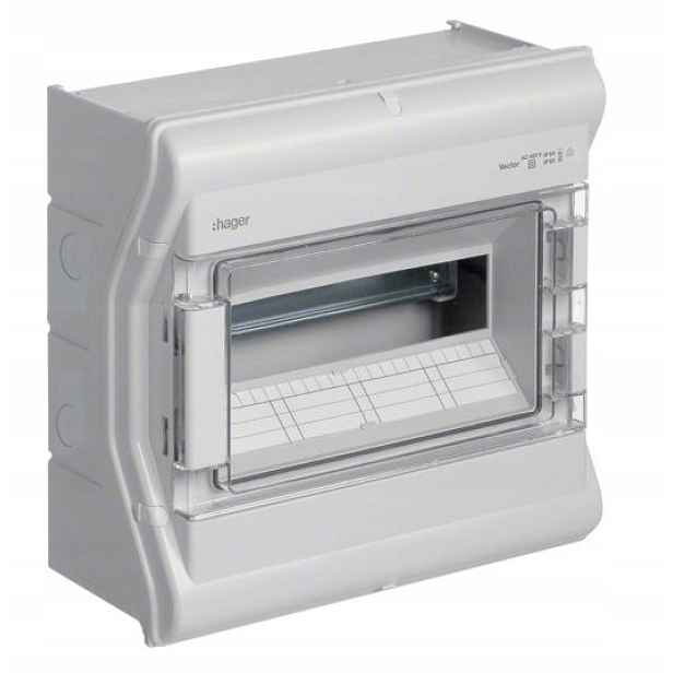Nástěnný rozvaděč VE112PN 1x12 IP65 Hager