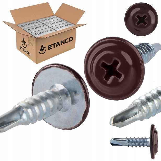 Samovrtné podložky 4,2 x 16 mm Ral 8017 2000 ks Etanco Gm-b