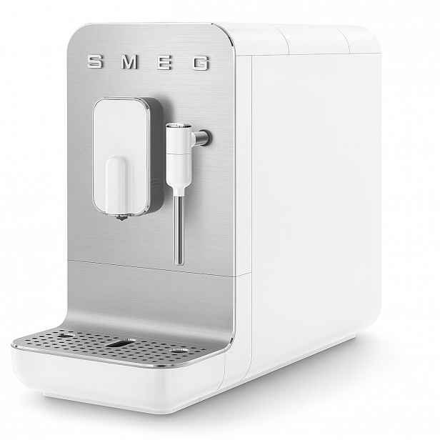 Smeg Automatický kávovar na espresso / cappuccino, BCC12, bílá BCC12WHMEU