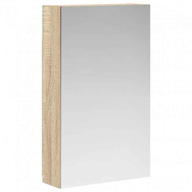 vidaXL Koupelnová zrcadlová skříň Sonoma dub 30 x 10,5 x 50 cm