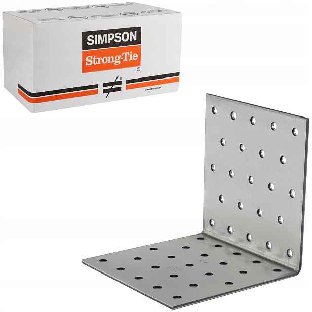 Tesařské spojky úhelníky 100x100x100x2,5mm 50st montážní Simpson Anp