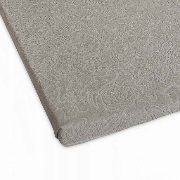 Froté prostěradlo bez gumičky Tulipán 175x220 Zwoltex šedé, Tlusté