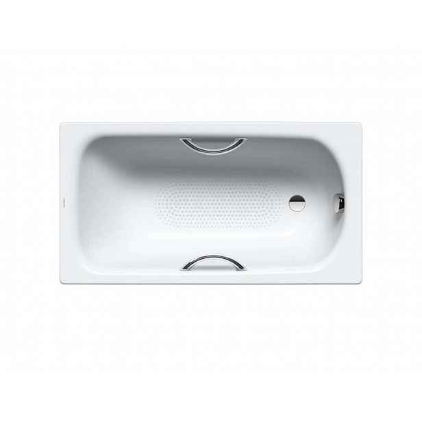 Kaldewei Advantage - Vana Saniform Plus Star 330, 140x70 cm, s otvory pro madla, celoplošný antislip, Perl-Effekt, bílá 133034013001