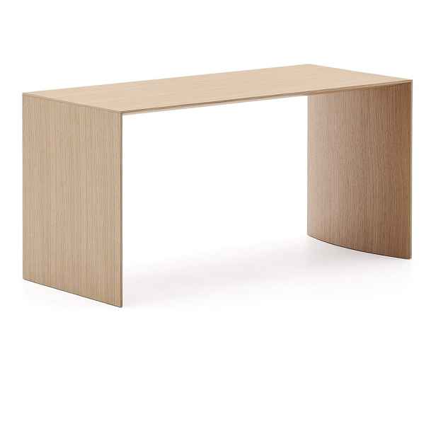 Konferenční stolek ve světle přírodní barvě v dekoru dubu 45x90 cm Litto – Kave Home