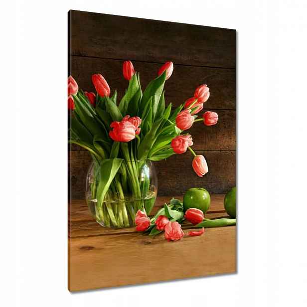Obrazy 70x100 Červené tulipány