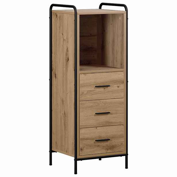 vidaXL Koupelnová skříň Dub artisan 40 x 36 x 109,5 cm