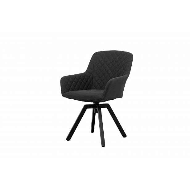 Zahradní křeslo PARIS LIKA-TEX antracit, luxusní, otočné DPMG22-S1-310A