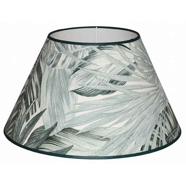 Dekorativní stínítko E27 pro stolní lampu 15/31 h18 Listy Zelené Primavera