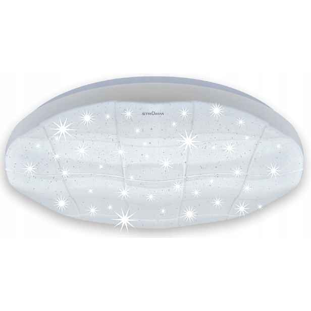 Koupelnová lampa stropní svítidlo Led do koupelny 24W IP44 s dekorativním efektem hvězd