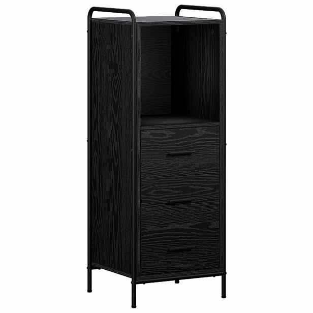 vidaXL Koupelnová skříň Černý dub 40 x 36 x 109,5 cm Kompozitní dřevo