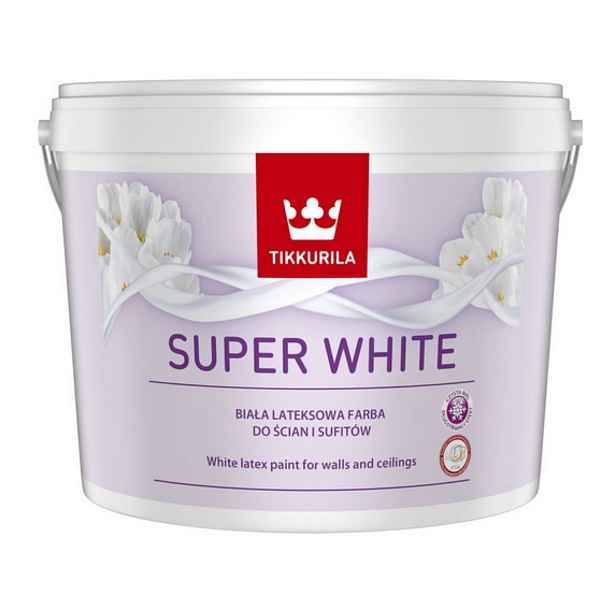 Barva na stěny a stropy Tikkurila White 2,5L