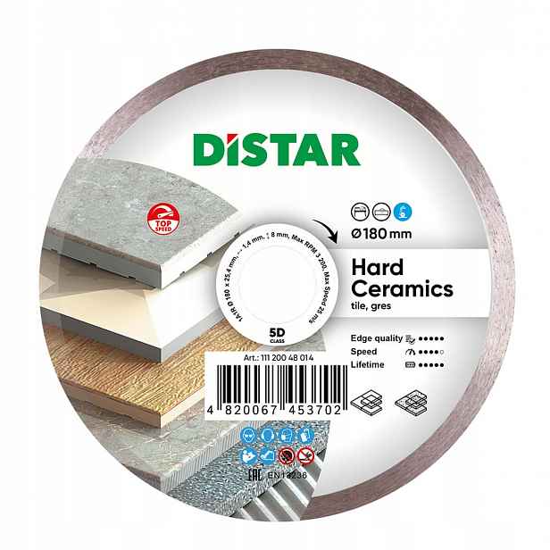 Diamantový Kotouč Distar 180x1,6x10x25,4 Hard Cera