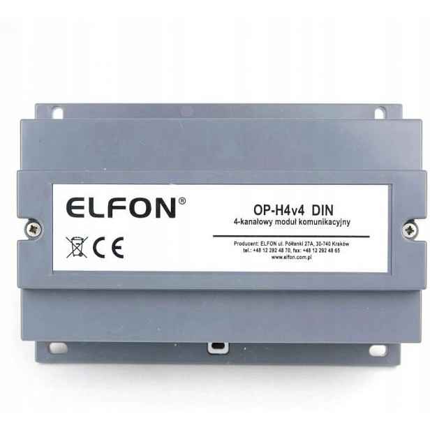 Komunikační modul Elfon OP-H4v4 Din