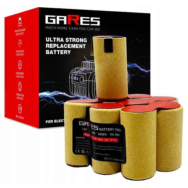 Náplň do Akumulátor Baterie pro Sparky 3,0Ah 12V Ni-MH