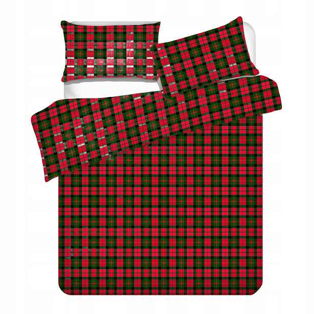 Povlečení Ec Tartan bavlněné kostkované 220x200 2*70x80 cm Homla