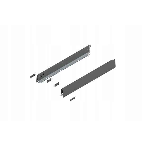 Blum 470N5502S Bok Merivobox, výška N (68.5 mm) 550 mm antracit mat