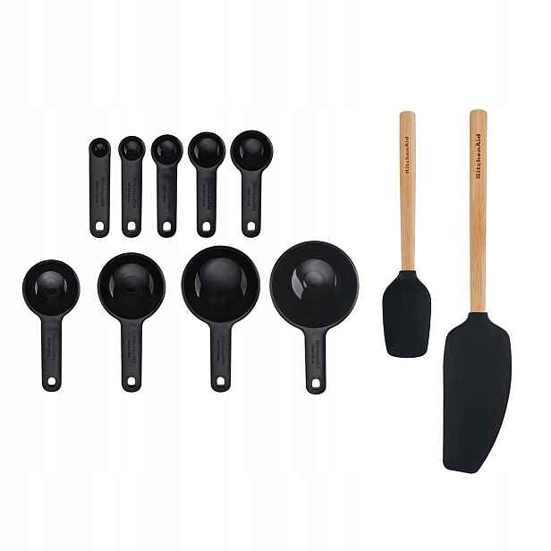KitchenAid sada kuchyňského náčiní 11 ks Onyx Black