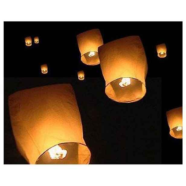 Lampion přání - bílý