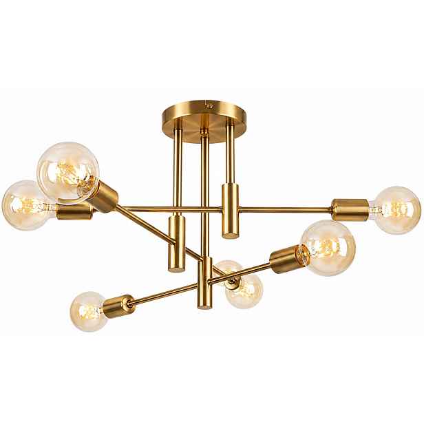 Stropní Závěsná Lampa Dorado Stropní Svítidlo Lustr Koule Led Zlatá Gold 6PL