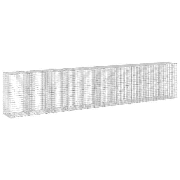 vidaXL Gabion s drátem 3,5 mm a síťkou 5x10 cm 1000x100x200 cm