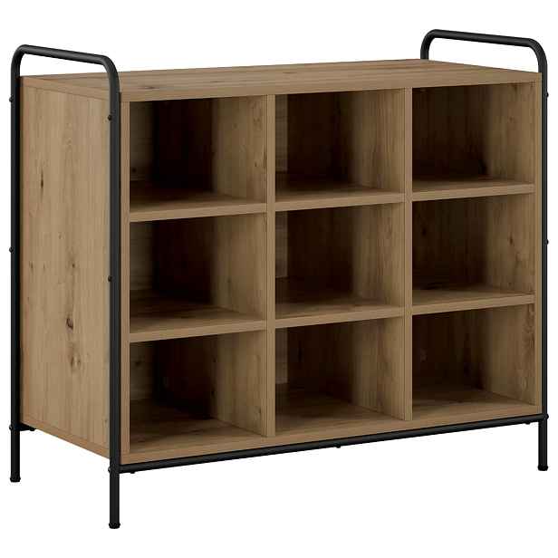 vidaXL Skříň na obuv 85 x 39,5 x 75 cm Kompozitní dřevo Dub artisan