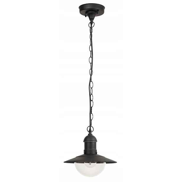Venkovní závěsná lampa e27 ip44 černá Oslo Rabalux