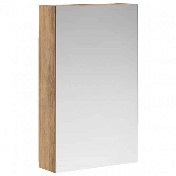 vidaXL Koupelnová zrcadlová skříň Dub artisan 30 x 10,5 x 50 cm