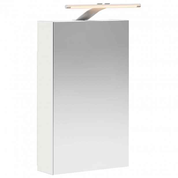 vidaXL Koupelnová zrcadlová skříň Bílá 30 x 10,5 x 50 cm