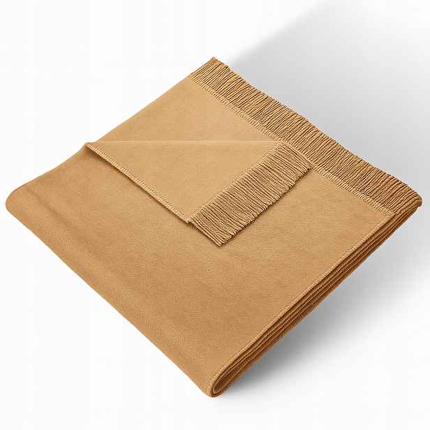 Deka Přehoz Na Pohovku Mocadesign 100x200 Béžová