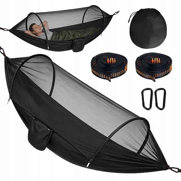 Turistická Houpací Síť Pro Přežití, Dvoumístná, Cestovní, Kempingová