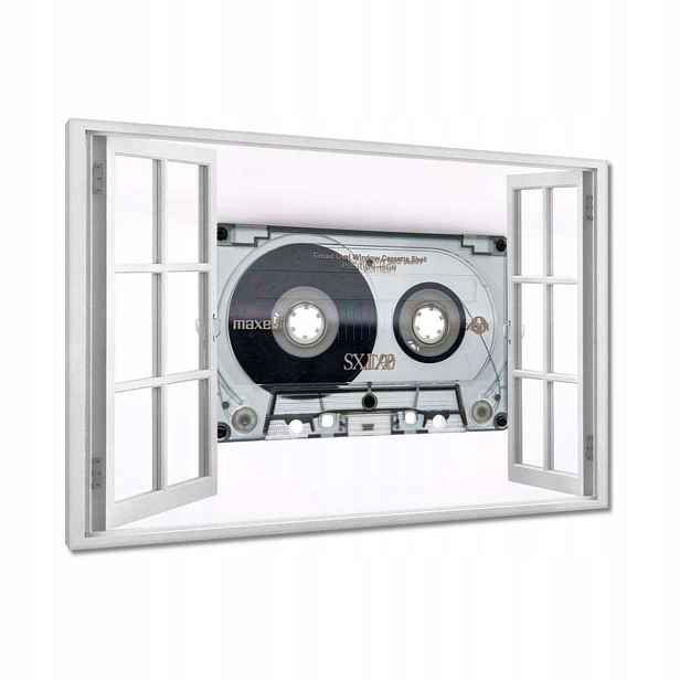 Obrazy 90x60 Music Cassette Kazeta