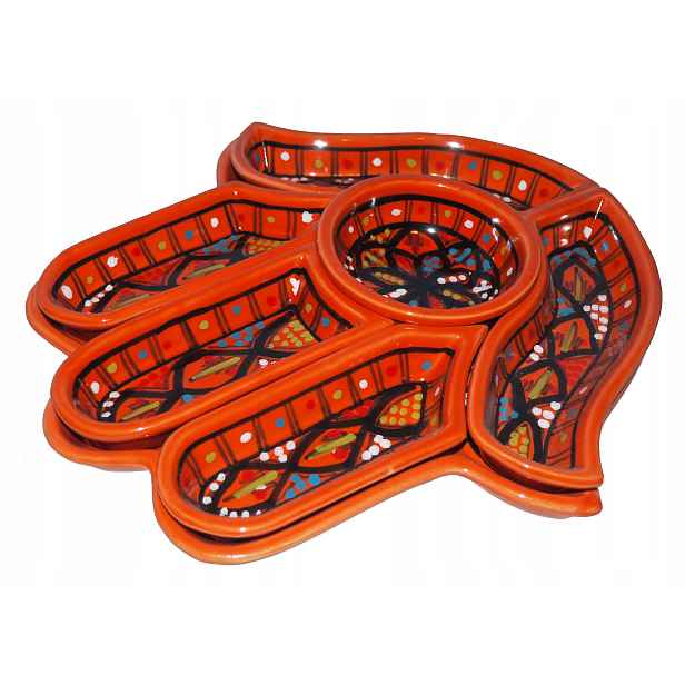 Mezze Set pro Mezze Meze Fatima Maroko Tunisko Hamsa