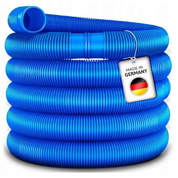 Tillvex bazénová hadice 8 m Ø 32 mm modrá sací hadice solární hadice