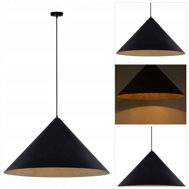 Závěsná Vesuvio zlatá nastavitelná útulná forma v kuchyni Sigma Lighting