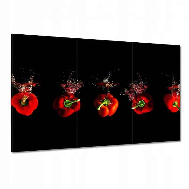 Obrazy 120x80 Červené papriky