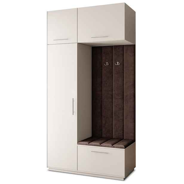 MASSENO MODERNÍ PŘEDSÍŇOVÁ SESTAVA REMA, 120/240/60 cm, kašmírová