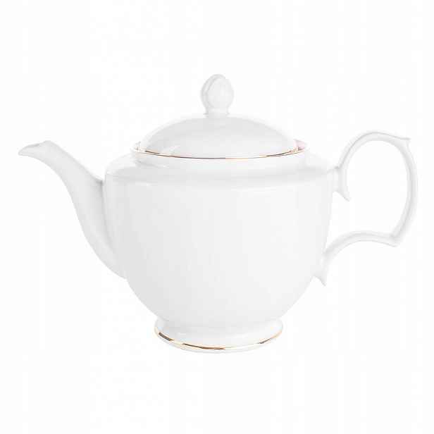 Džbán na konvici velký porcelán MariaPaula Zlatá linka 1200 ml