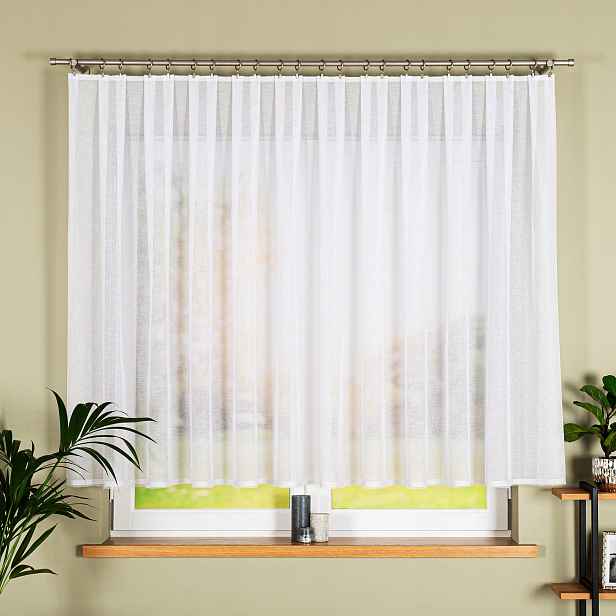 Mg Záclona 559M Bambus s leskem 350 x 130 cm Šitý S Páskou Skr