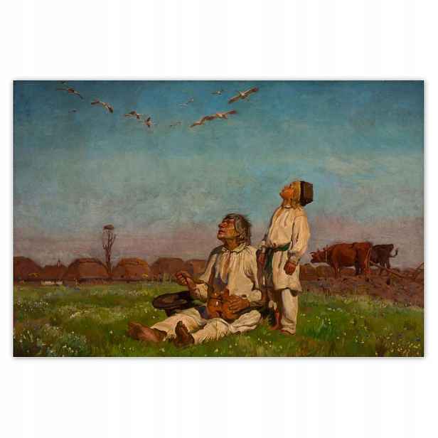 Fototapety 104x70 Józef Chełmoński Čápi