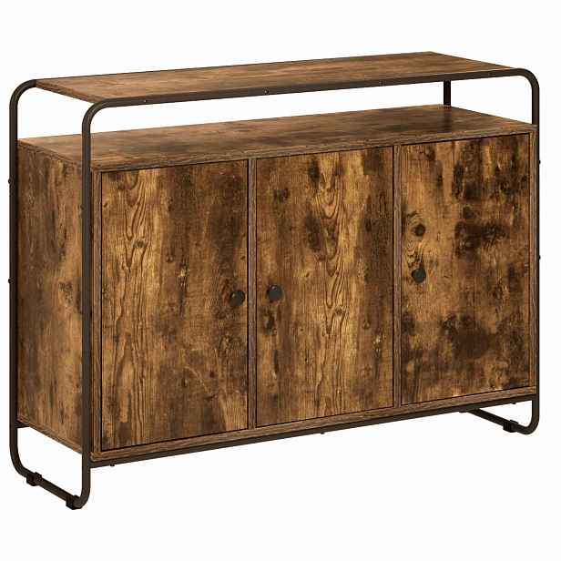 vidaXL Příborník Kouřový dub 102 x 35 x 75 cm Kompozitní dřevo