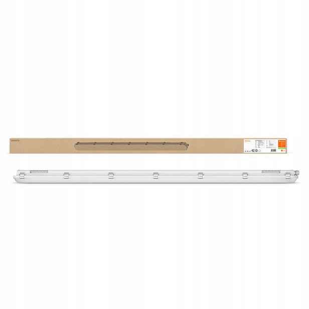 Lampa Hermetická Led lampa prachotěsná 46W 6400lm 6500K IP65 IK08 Šedá