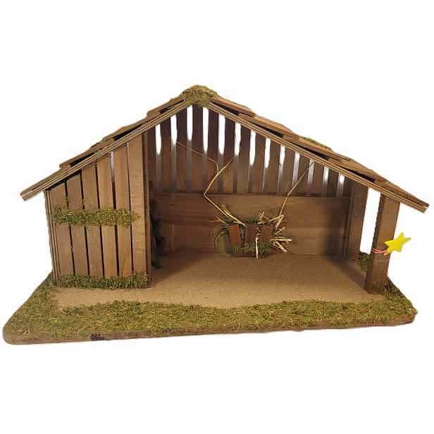 Vánoční betlém *stáj* 45x23x26cm pro figurky o výšce 9-10cm