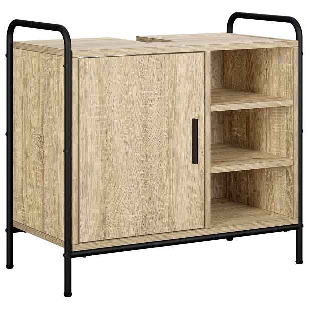 vidaXL Koupelnová skříň Dub sonoma 65,5 x 34 x 61 cm Kompozitní dřevo