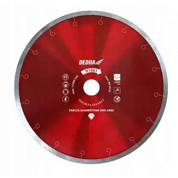 Diamantový kotouč na glazuru Dedra H1066E 230x25,4