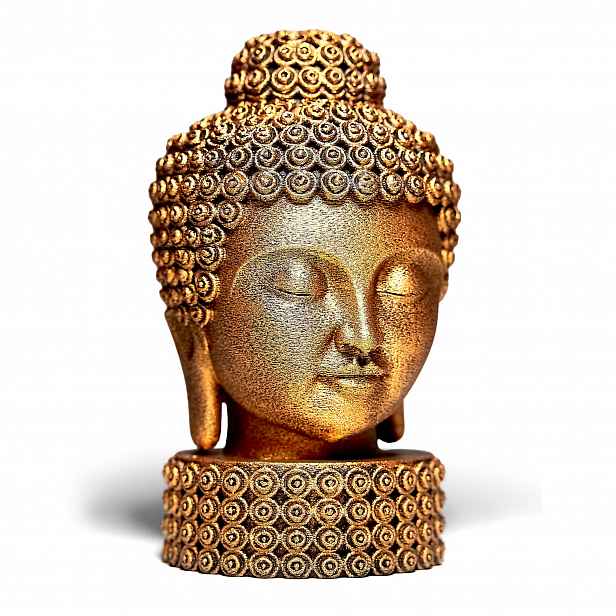 Hlava Buddhy Dekorativní figurka 15 cm