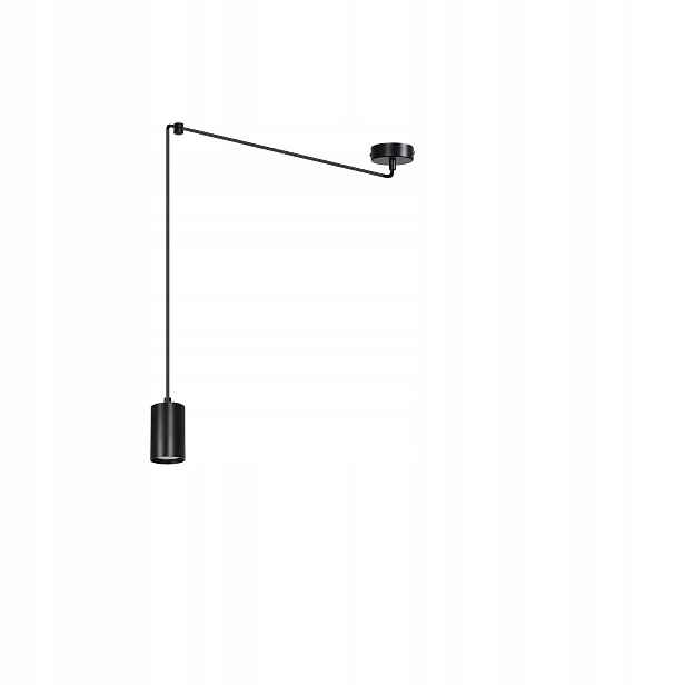 Emibig Závěsná lampa Traker 1xGU10 10W černá, kovová, Led, nastavitelná